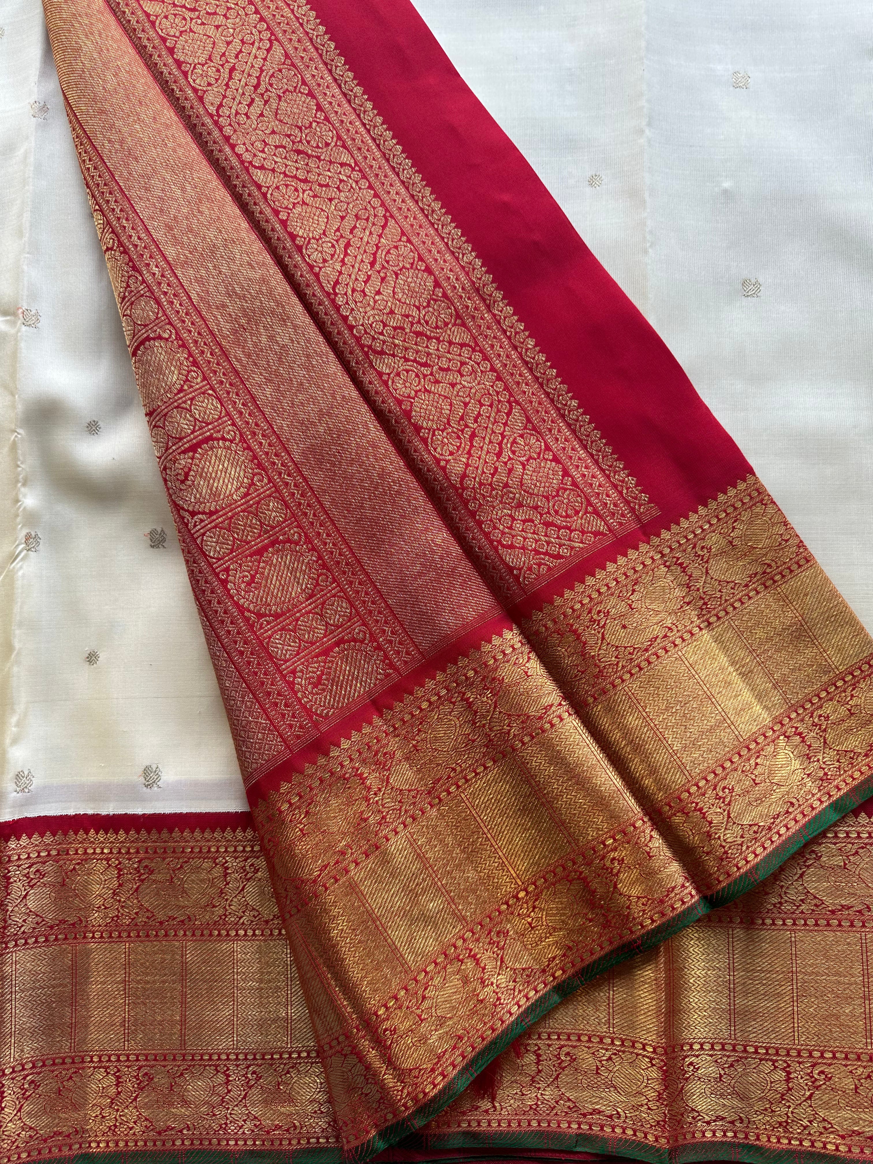 Vintage Kanjivaram Silk Saree