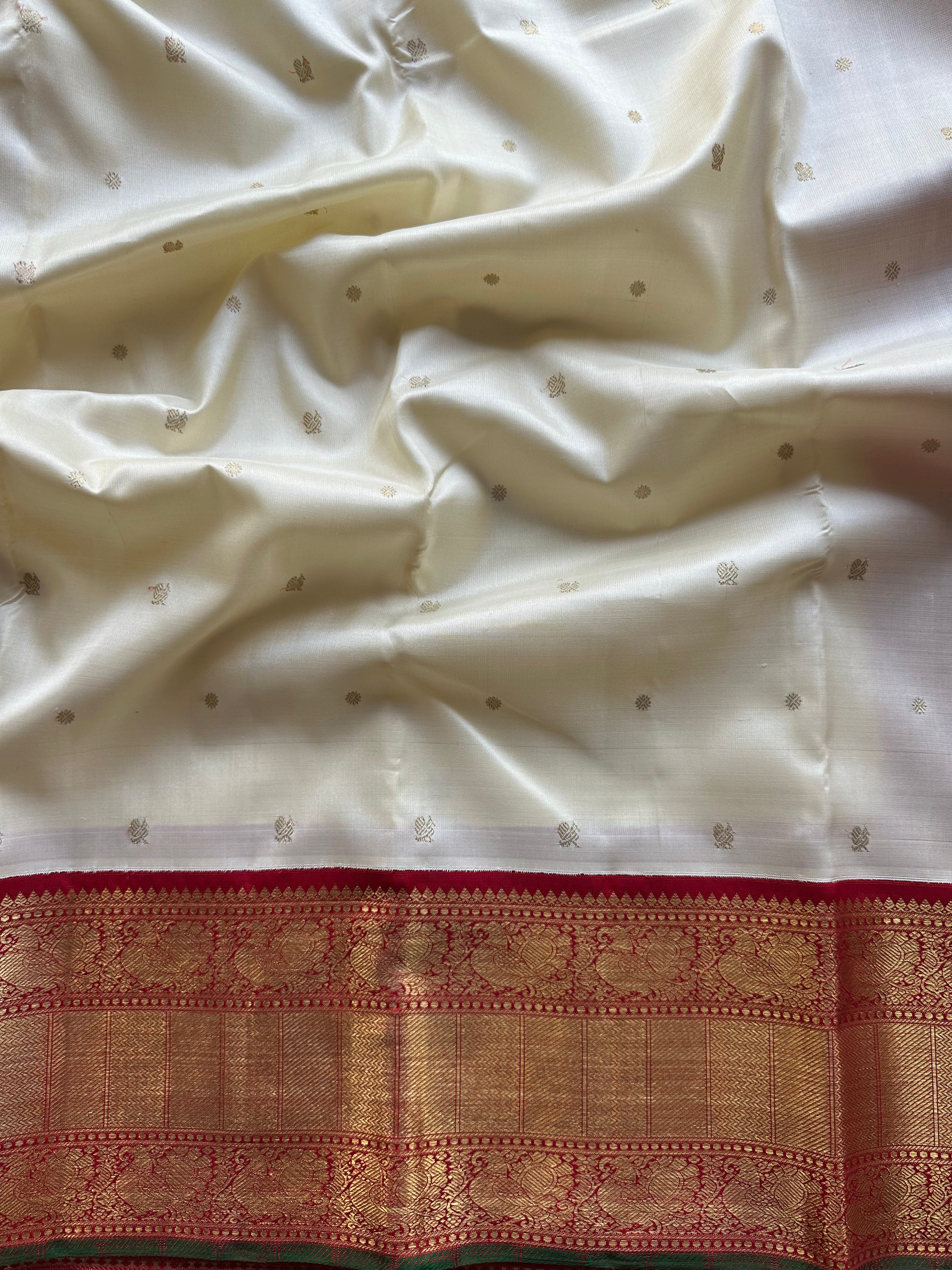 Vintage Kanjivaram Silk Saree