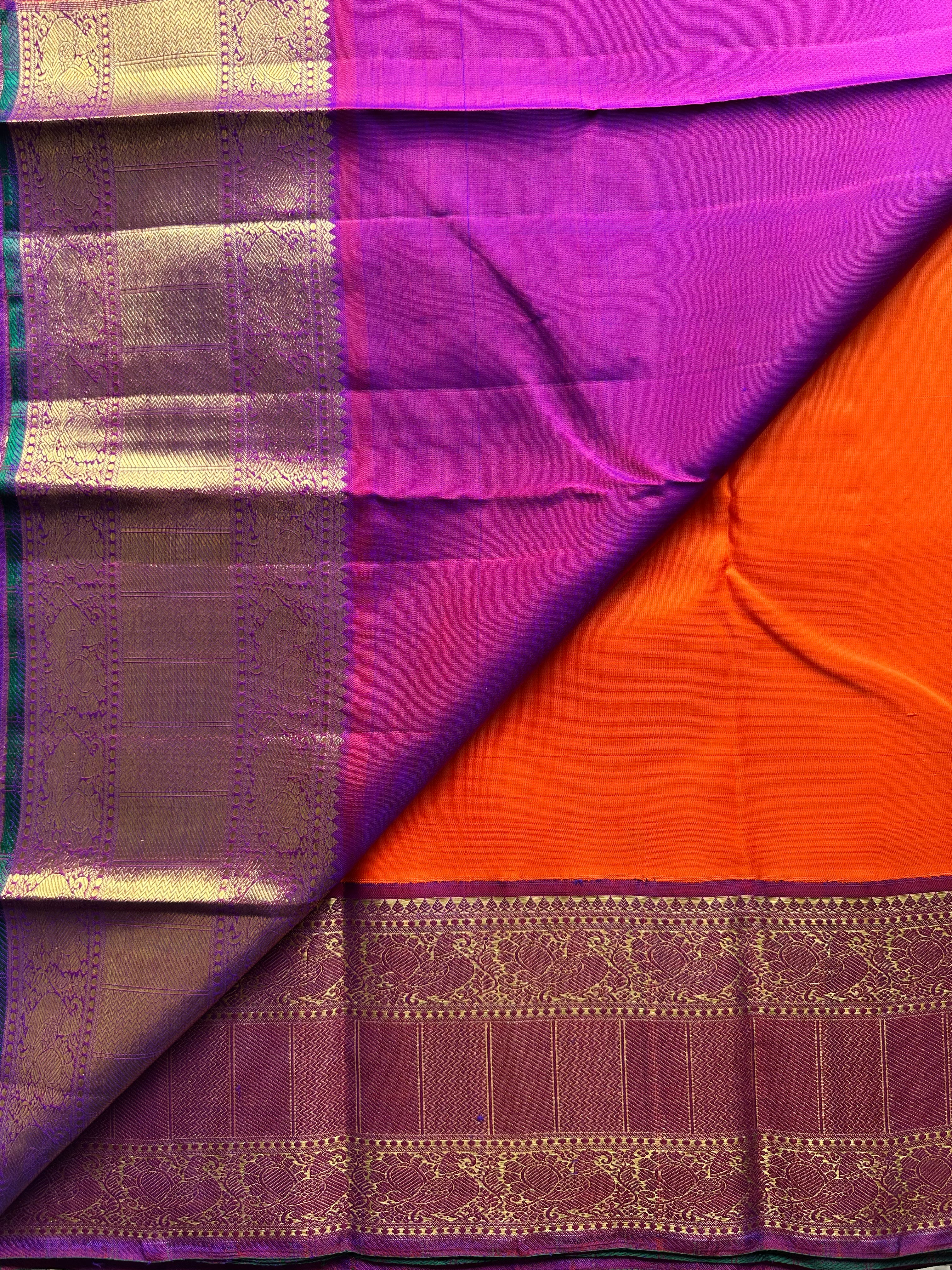 Vintage Kanjivaram Silk Saree