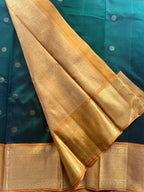 Emerald Green Kanjivaram Silk Saree