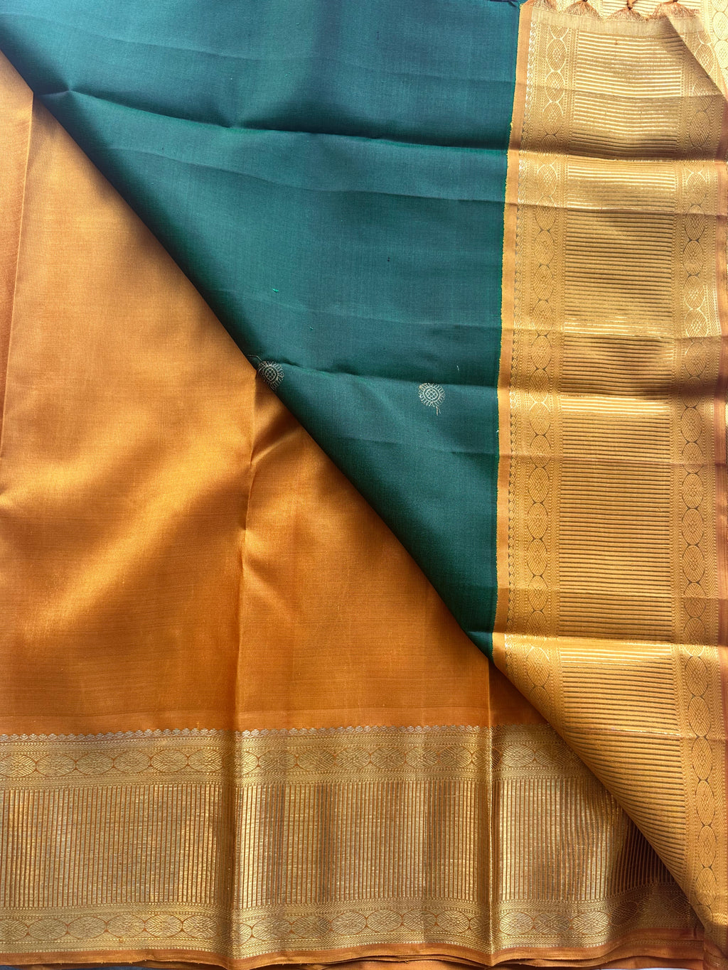 Emerald Green Kanjivaram Silk Saree