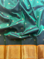 Emerald Green Kanjivaram Silk Saree