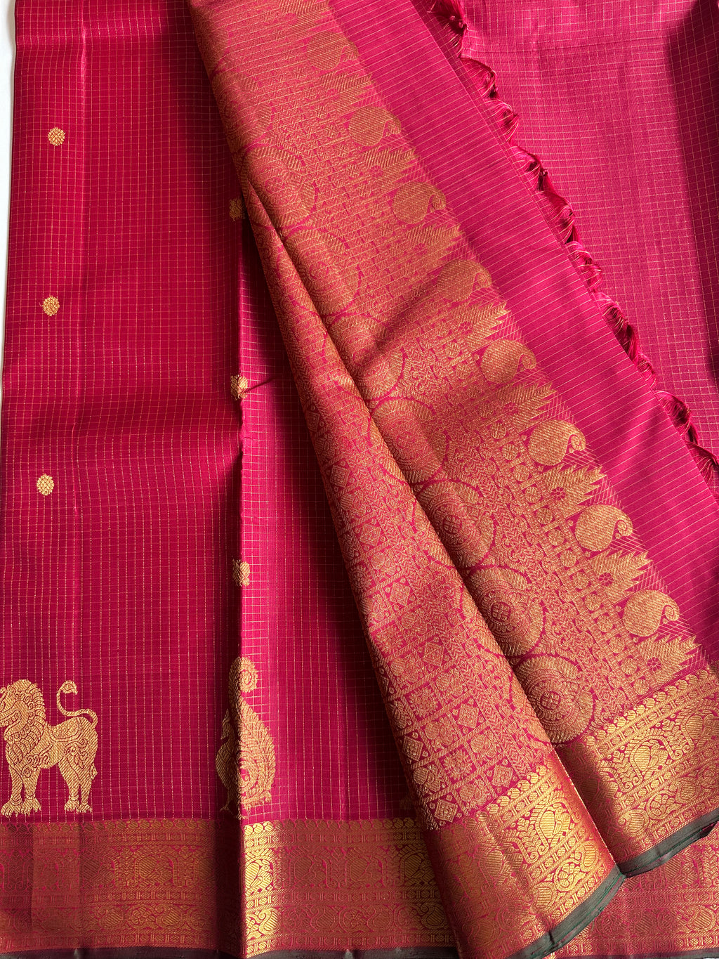Blood Vintage Kanjivaram Silk Saree