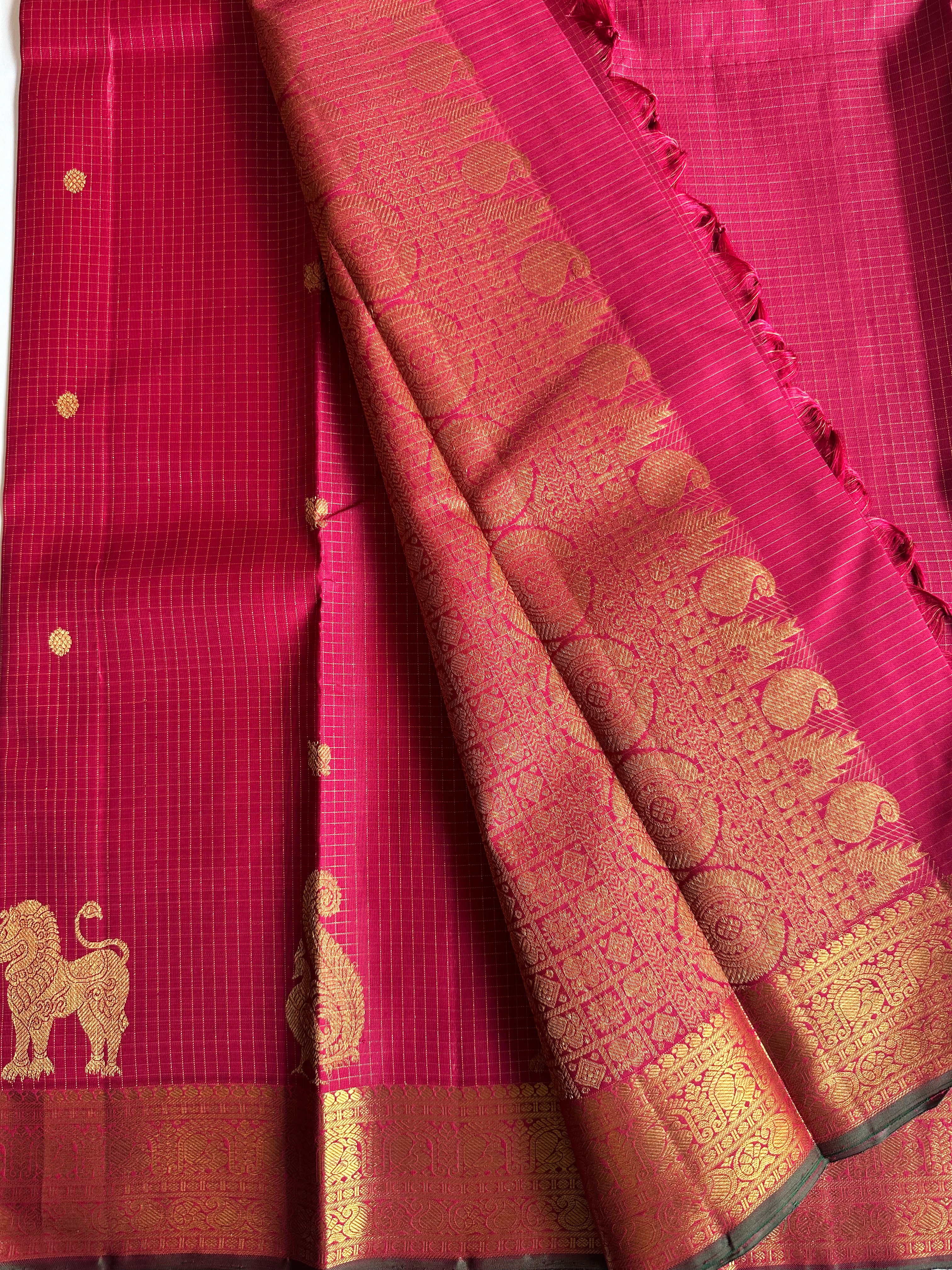 Blood Vintage Kanjivaram Silk Saree