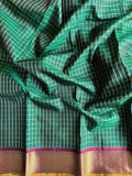 Green Vintage Kanjivaram Silk Saree
