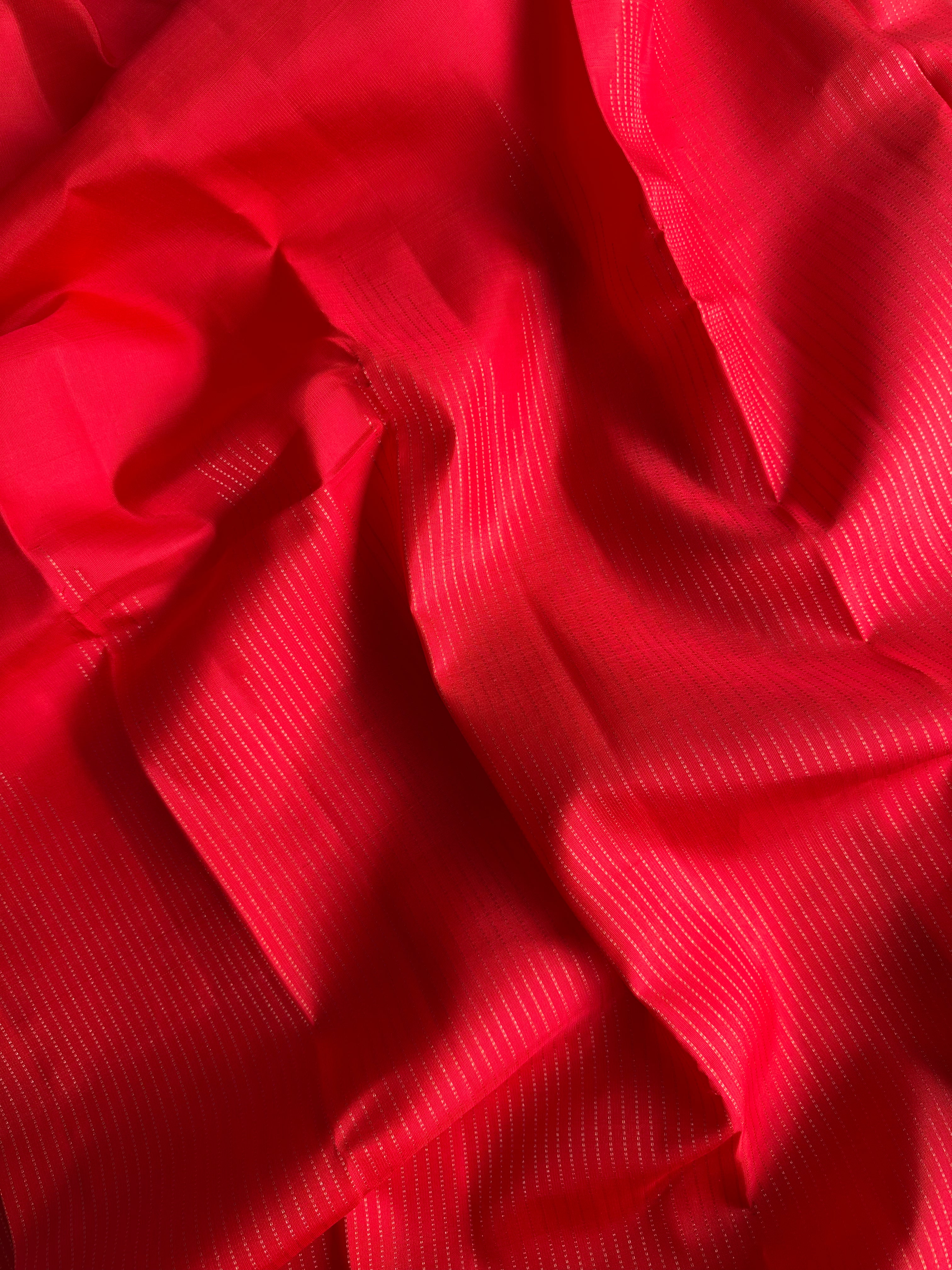 Red Vintage Kanjivaram Silk Saree