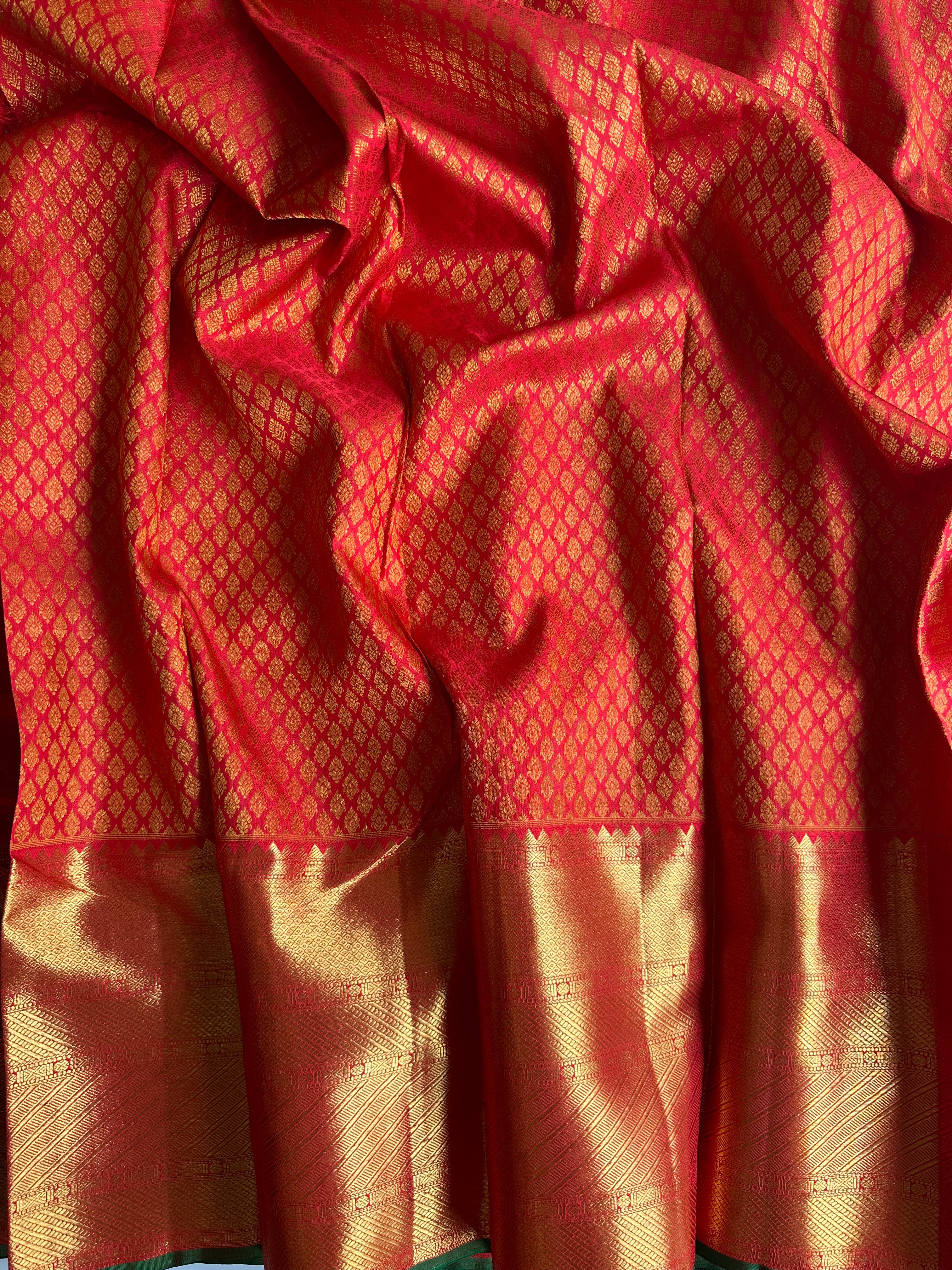 Red Traditional Kanjivaram Silk Saree