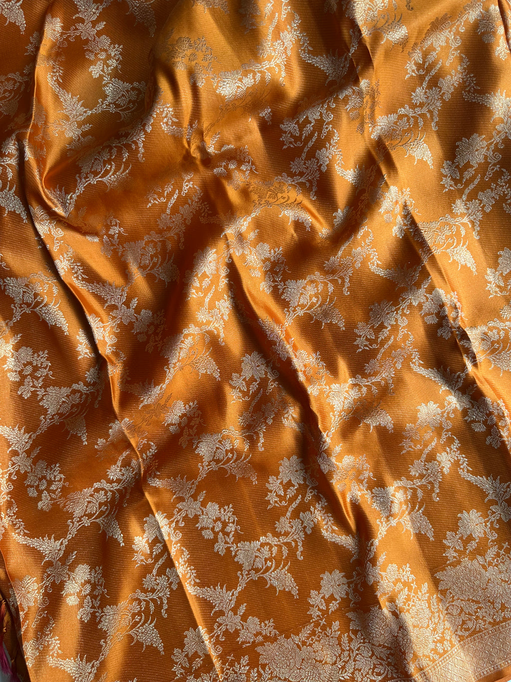 Mustard Traditional Kanjivaram Silk Saree