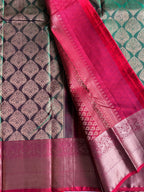 Emerald Green Traditional Kanjivaram Silk Saree