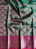 Emerald Green Traditional Kanjivaram Silk Saree
