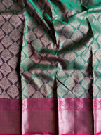 Emerald Green Traditional Kanjivaram Silk Saree
