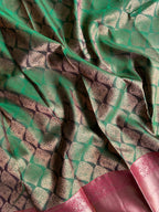 Emerald Green Traditional Kanjivaram Silk Saree