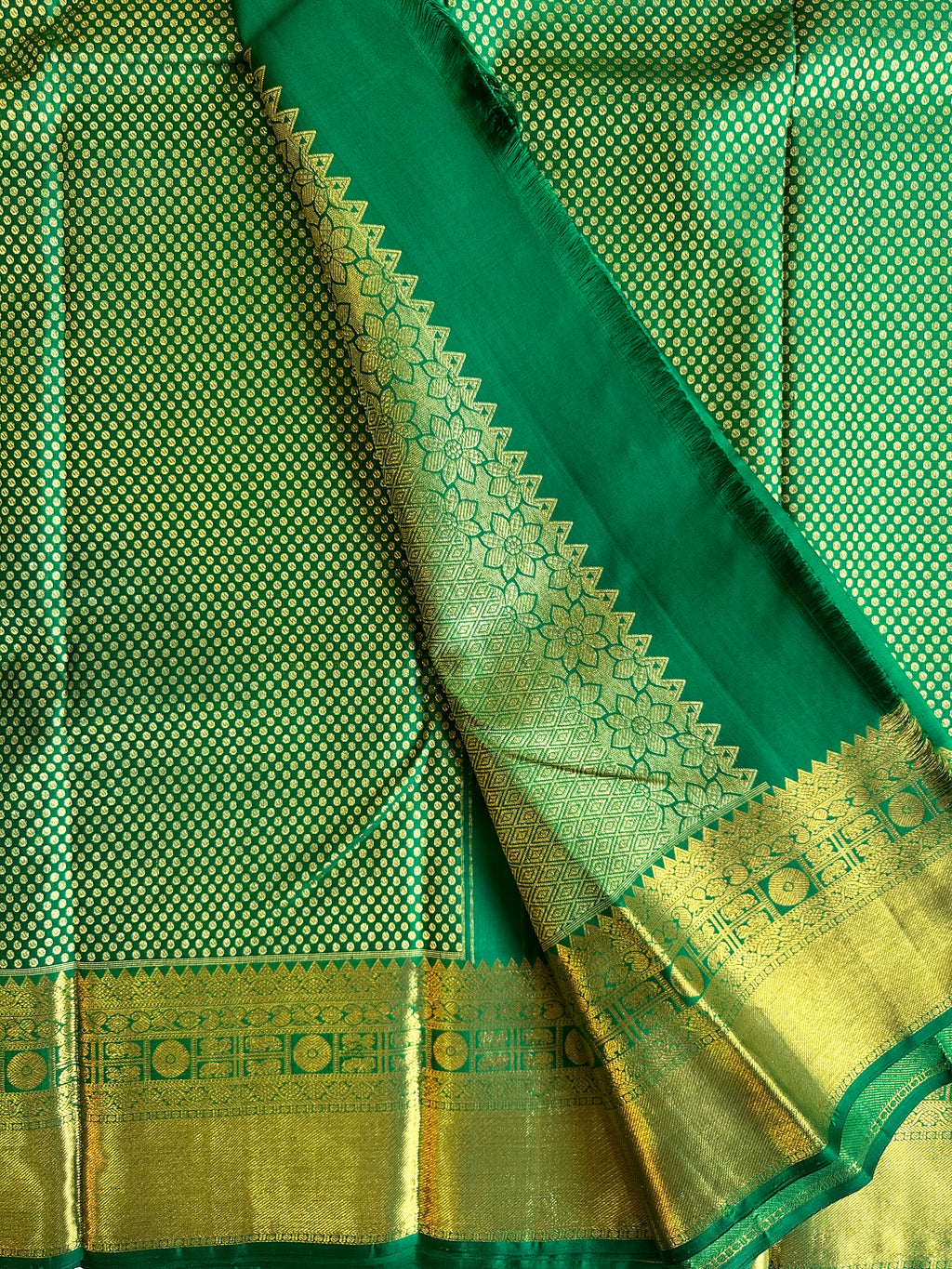Green Traditional Kanjivaram Silk Saree