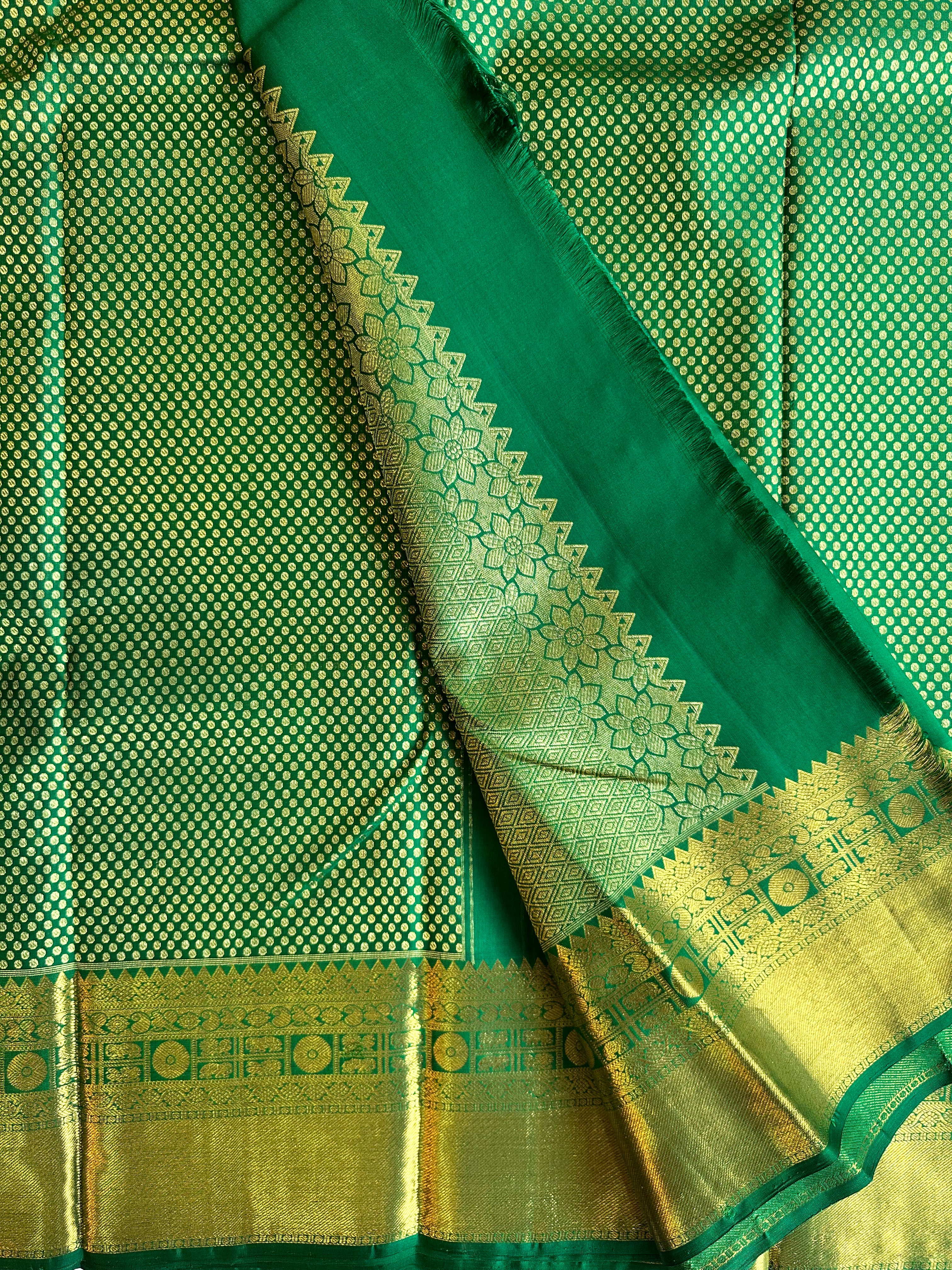 Green Traditional Kanjivaram Silk Saree