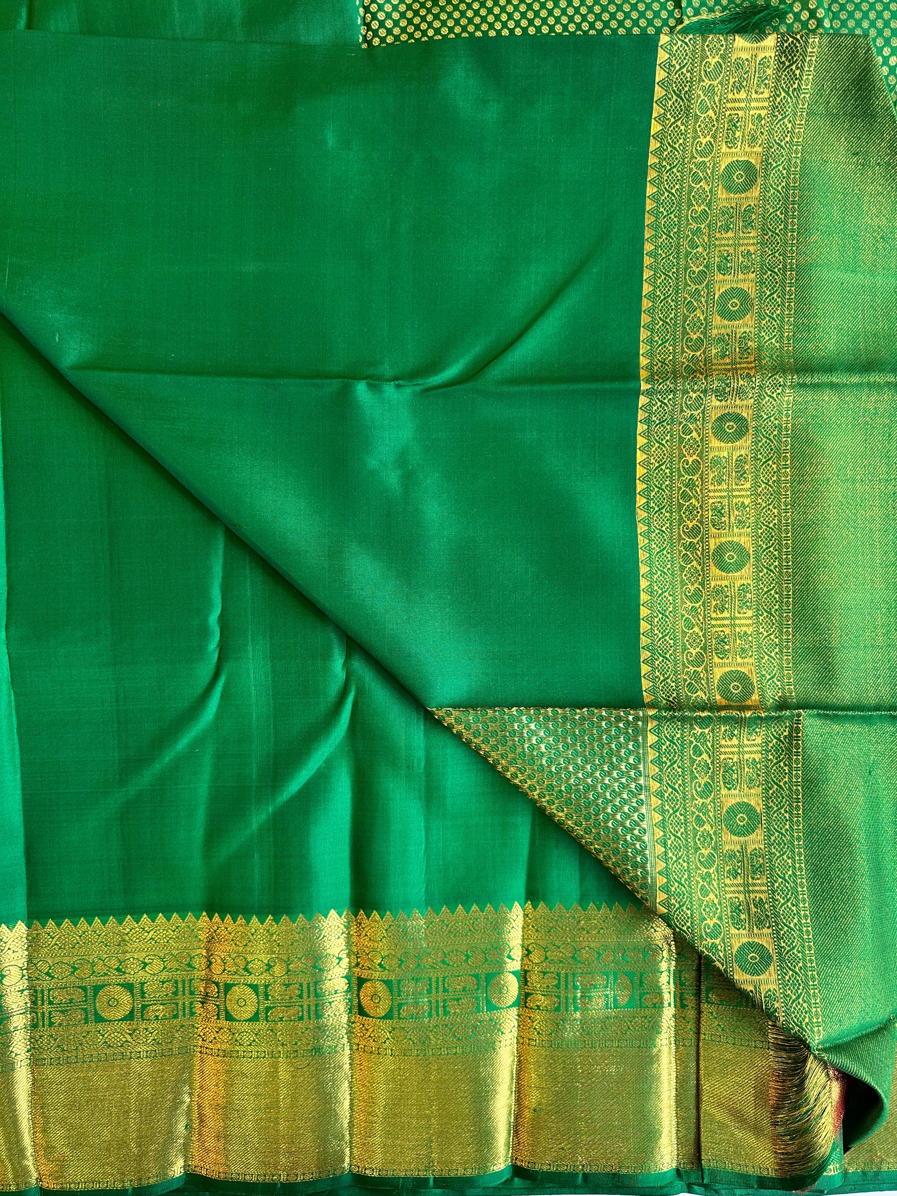 Green Traditional Kanjivaram Silk Saree