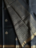 Black Soft Silk Saree