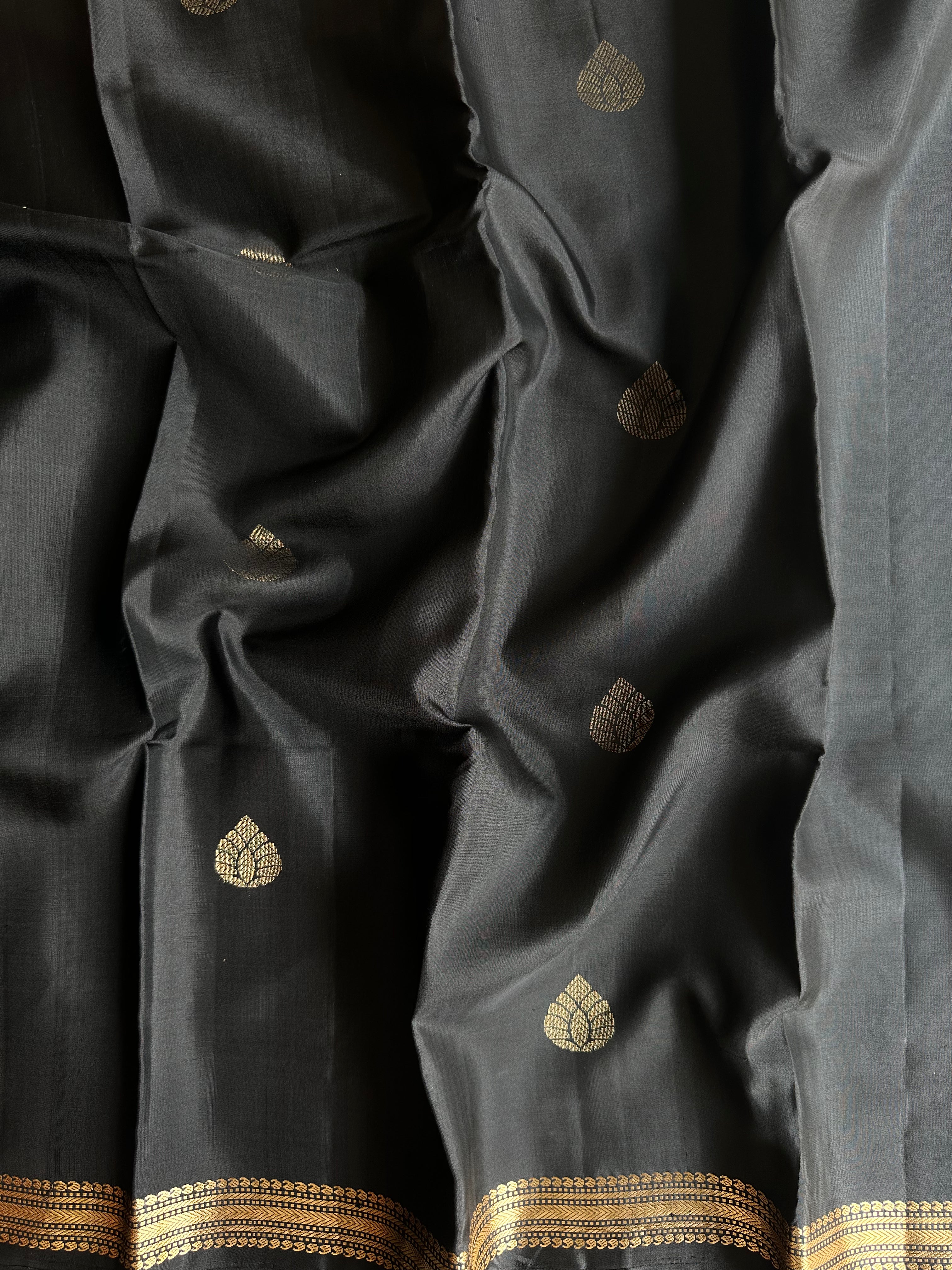 Black Soft Silk Saree