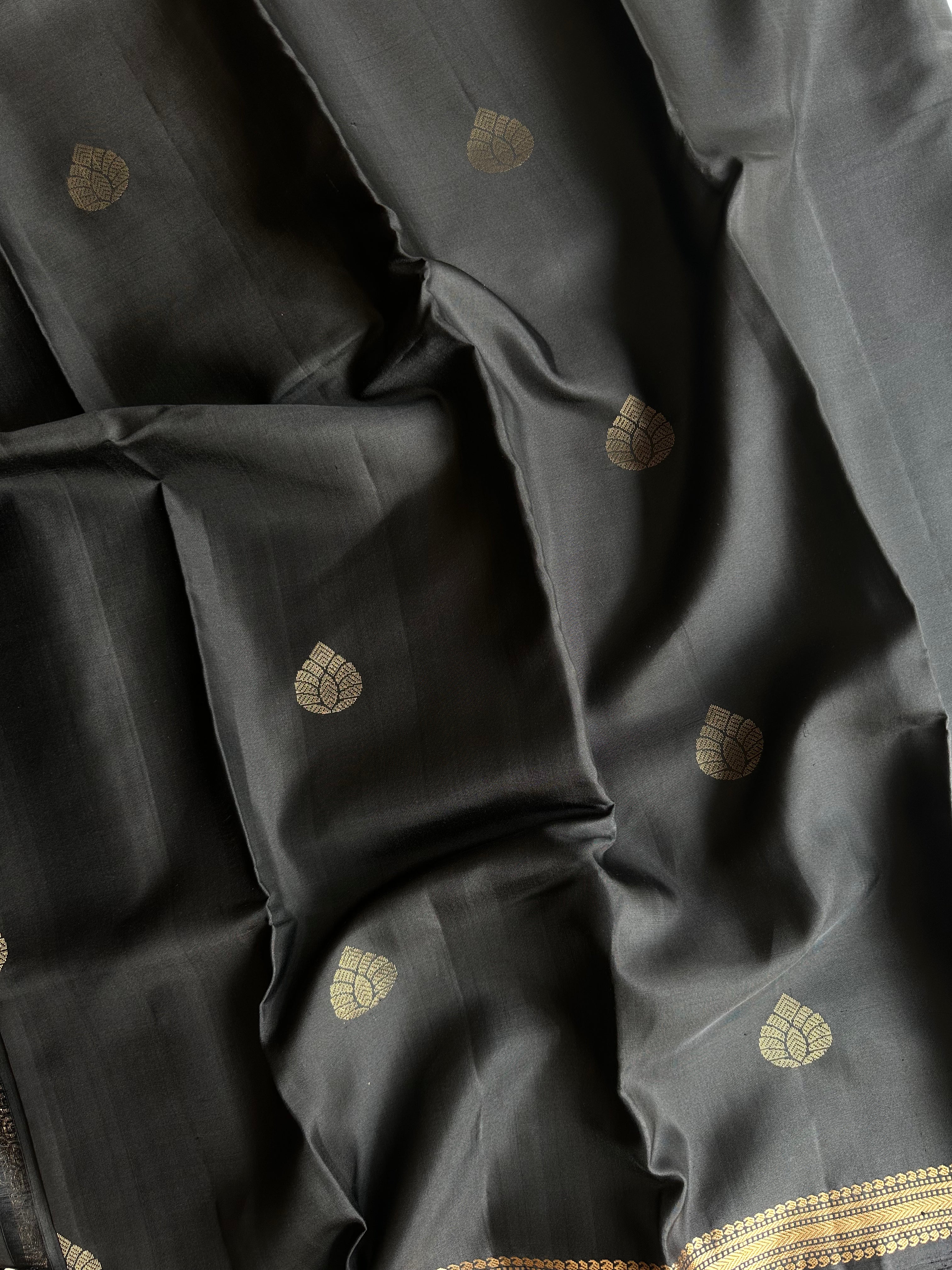 Black Soft Silk Saree